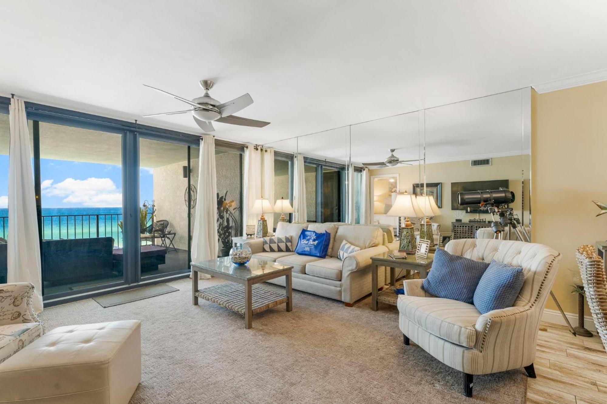 Stunning 2/2 Designer Condo W Coastal Appeal Right On The Gulf! Panama City Beach Eksteriør bilde