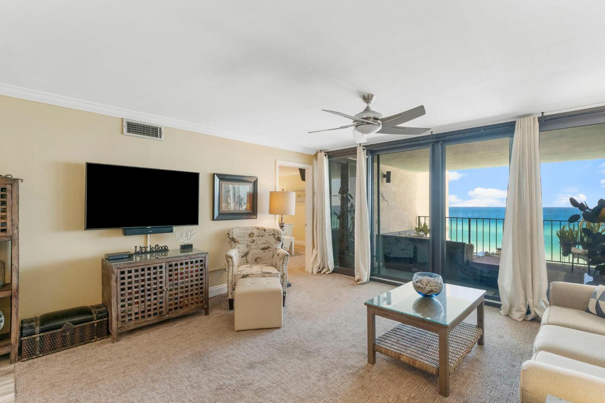 Stunning 2/2 Designer Condo W Coastal Appeal Right On The Gulf! Panama City Beach Eksteriør bilde