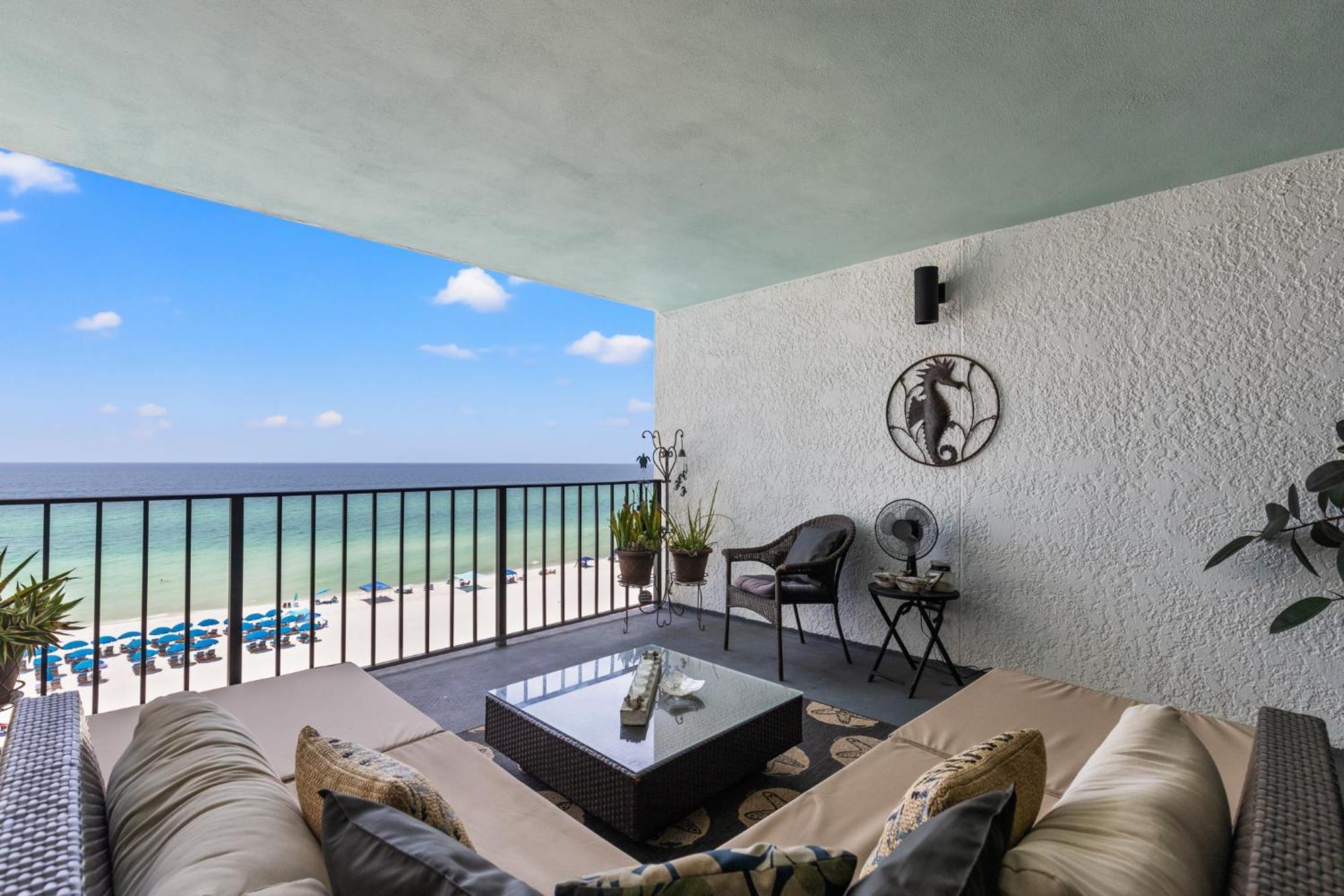 Stunning 2/2 Designer Condo W Coastal Appeal Right On The Gulf! Panama City Beach Eksteriør bilde